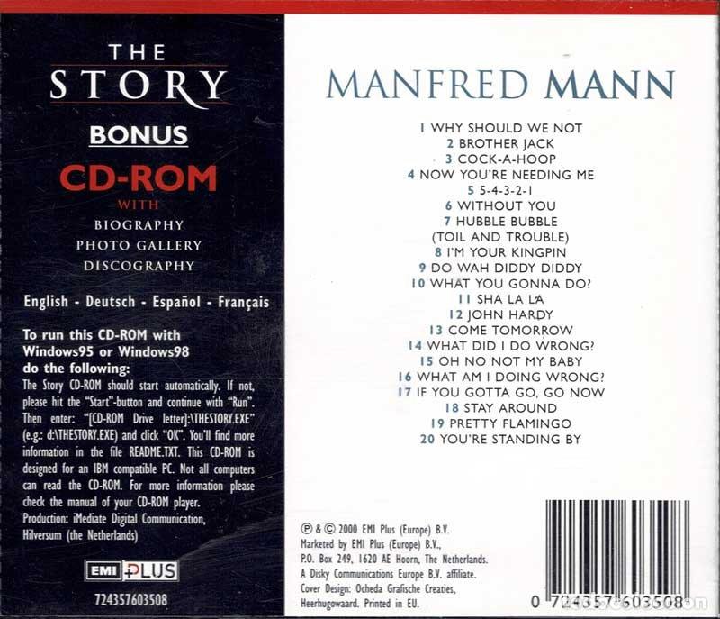 CDs de m&uacute;sica: Manfred Mann - The Story. 2 x CD - Foto 2