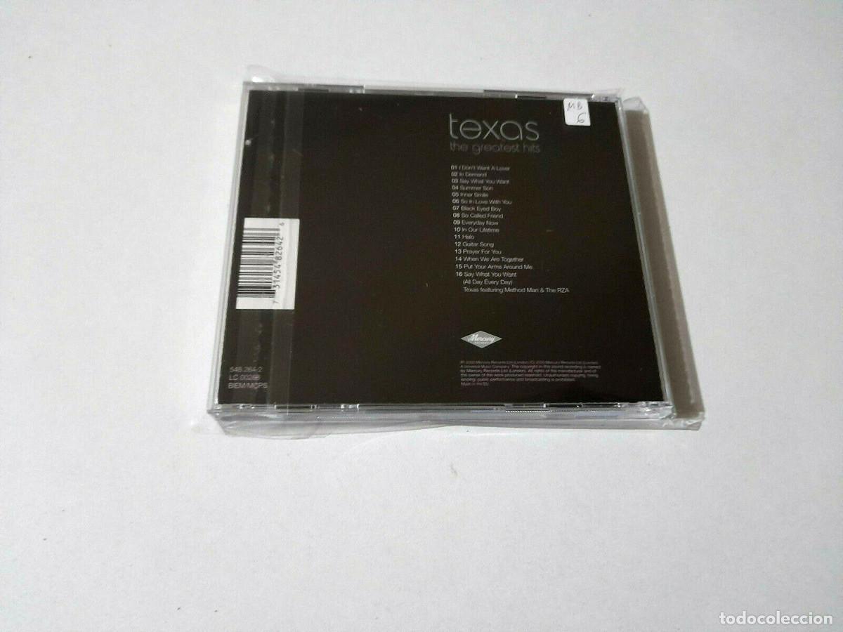 CDs de m&uacute;sica: TEXAS &rdquo;THE GREATEST HITS&rdquo; CD 16 TRACKS - Foto 2