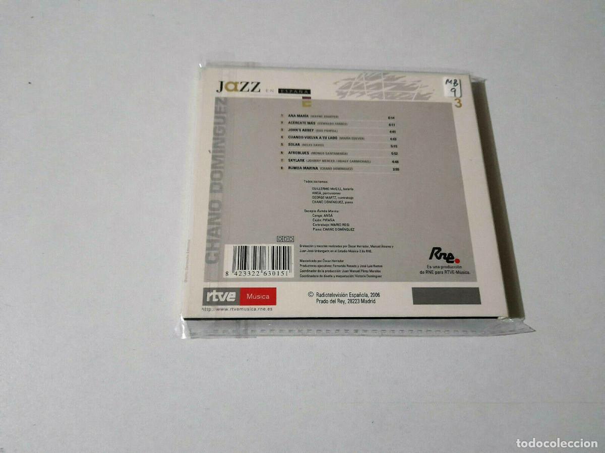 CDs de m&uacute;sica: CHANO DOMINGUEZ &rdquo;ACERCATE MAS&rdquo; CD 8 TRACKS DIGIPACK - Foto 2