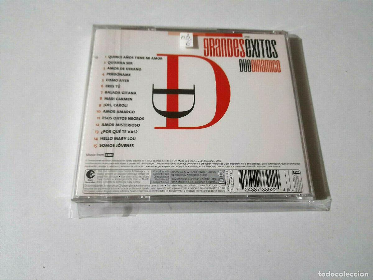 CDs de m&uacute;sica: DUO DINAMICO &rdquo;GRANDES EXITOS&rdquo; CD 15 TRACKS - Foto 2