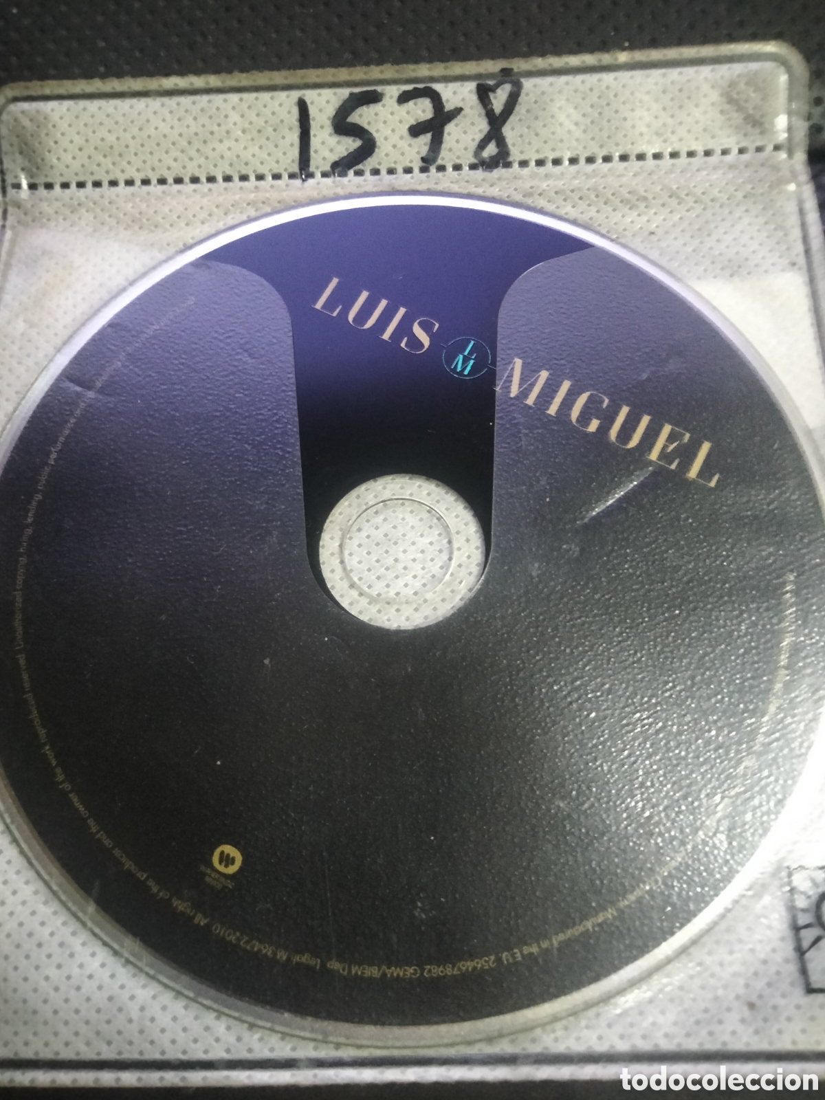CDs de m&uacute;sica: Cd luis Miguel -1578 (disco solo) - Foto 1