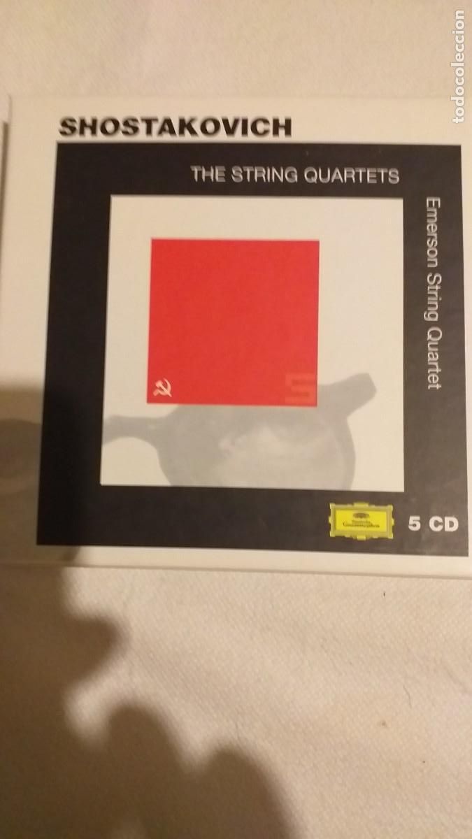 CDs de m&uacute;sica: SHOSTAKOVICH: THE STRING QUARTETS - Emerson String Quartet (5 cd) - Foto 1