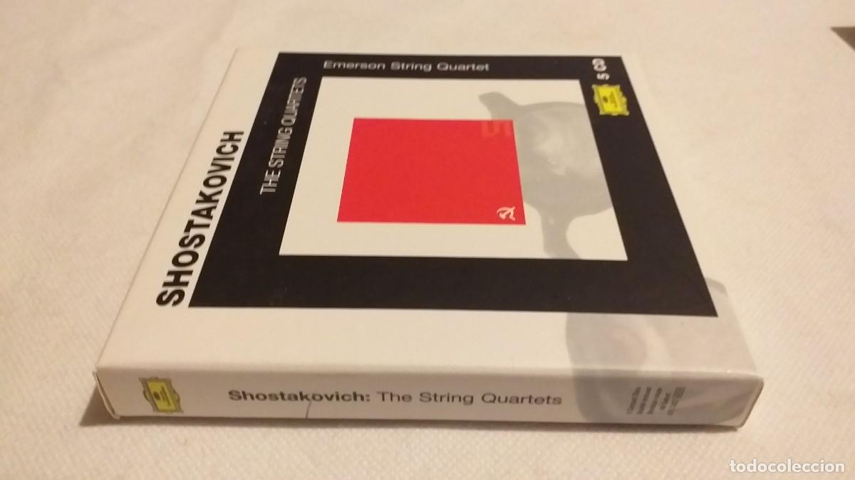 CDs de m&uacute;sica: SHOSTAKOVICH: THE STRING QUARTETS - Emerson String Quartet (5 cd) - Foto 3