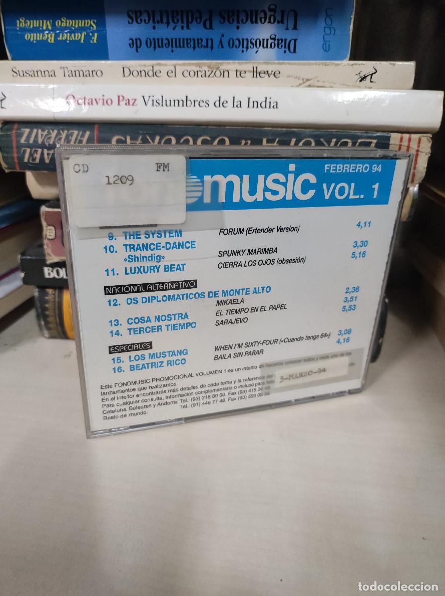 CDs de m&uacute;sica: Fonomusic Vol. 1 Febrero 94 - Foto 2