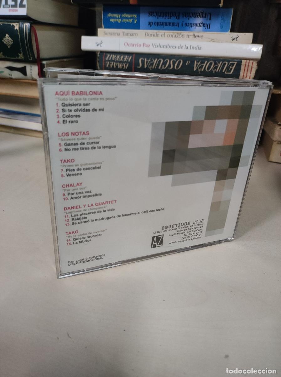 CDs de m&uacute;sica: Varios &ndash; Objetivos 2002 - Foto 2