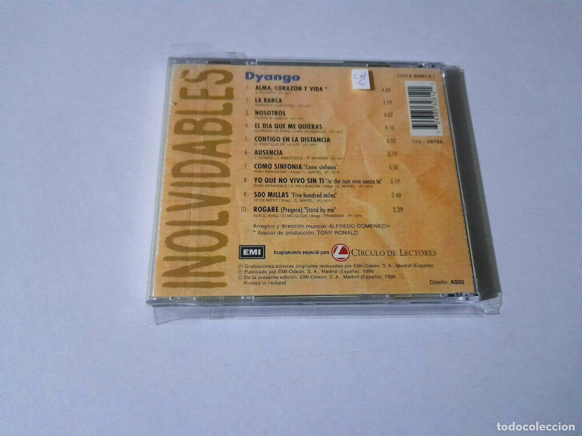 CDs de m&uacute;sica: DYANGO &rdquo;INOLVIDABLES&rdquo; CD 10 TRACKS COMO NUEVO - Foto 2