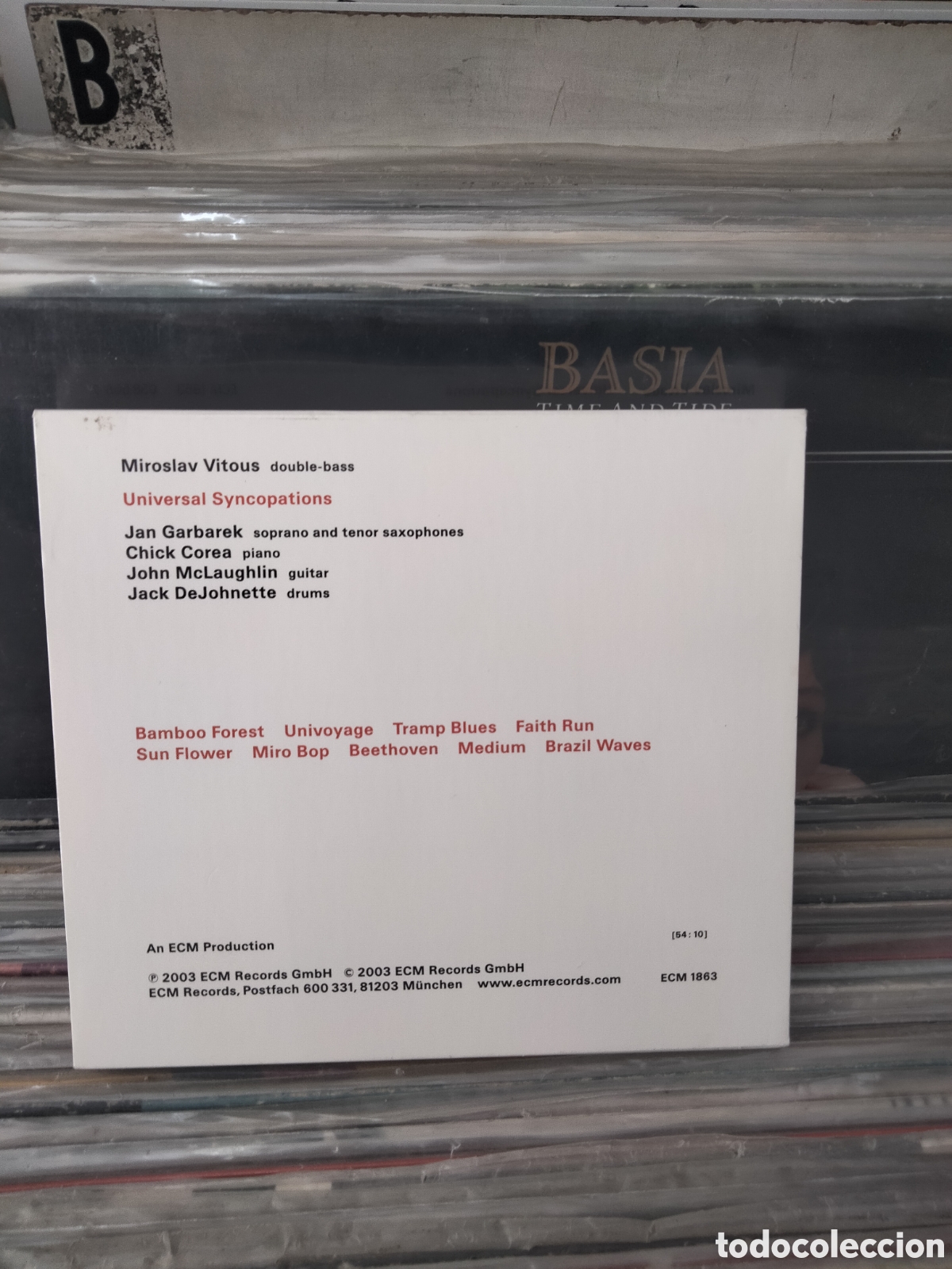 CDs de m&uacute;sica: Miroslav vitous universal syncopations Jan garbarek chick corea - Foto 2