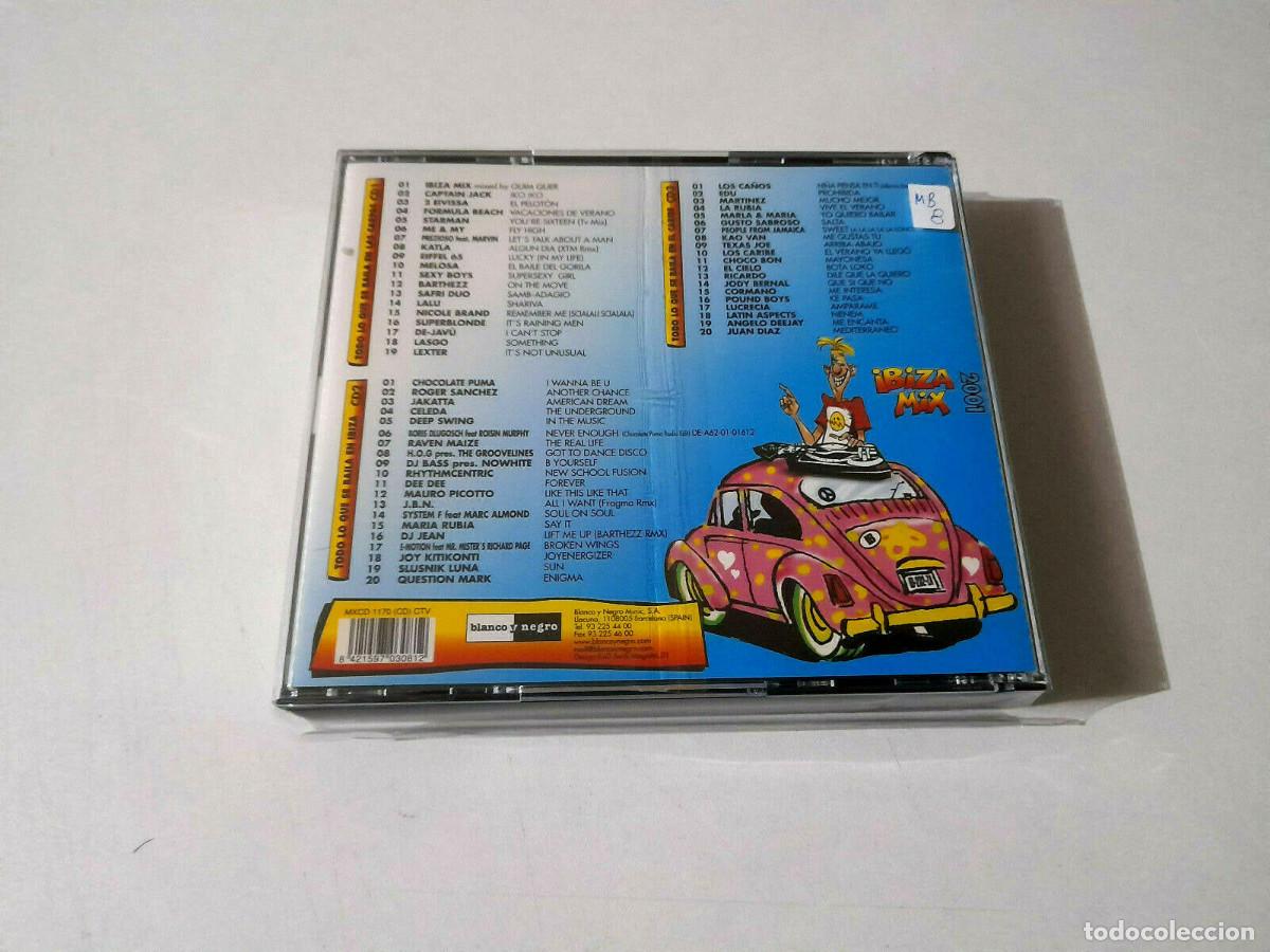 CDs de m&uacute;sica: CD &rdquo;IBIZA MIX 2001&rdquo; 3CD 59 TRACKS - Foto 2