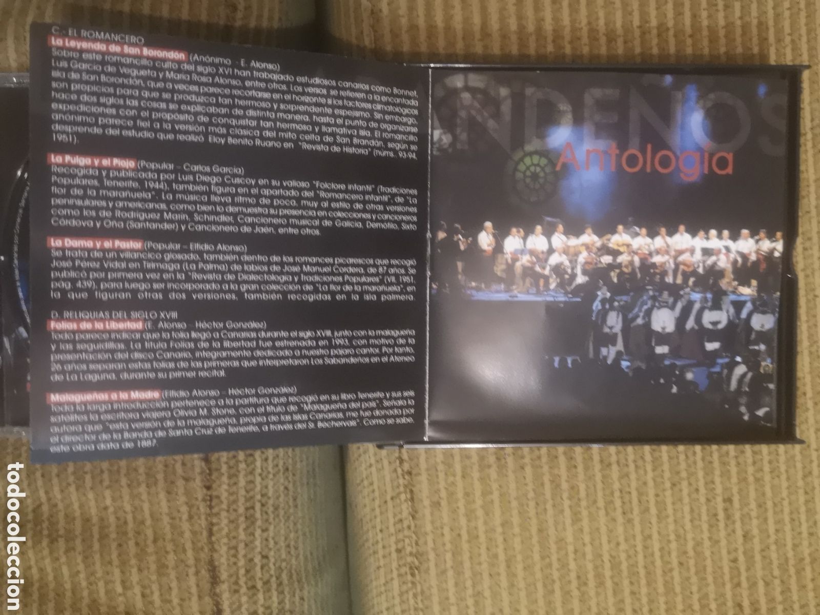 CDs de m&uacute;sica: 2 CD + DVD. LOS SABANDE&Ntilde;OS. ANTOLOGIA - Foto 3