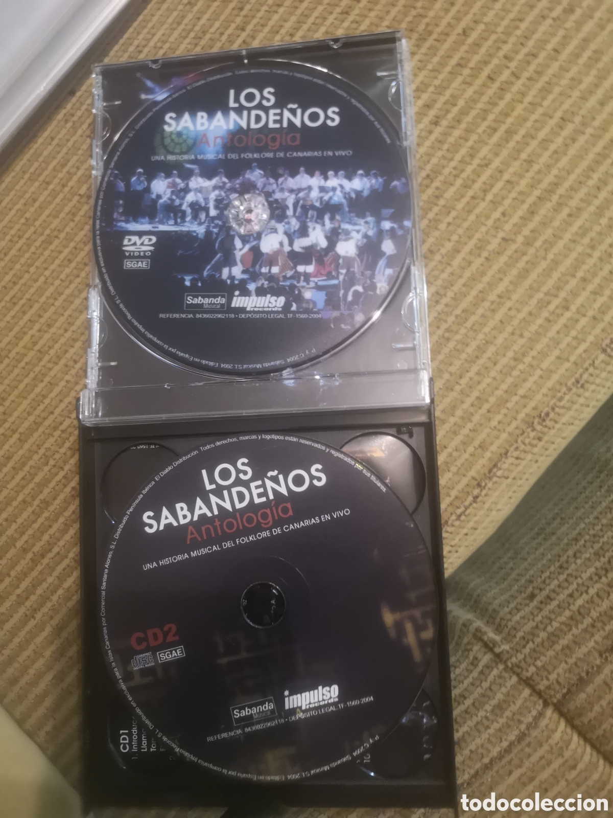 CDs de m&uacute;sica: 2 CD + DVD. LOS SABANDE&Ntilde;OS. ANTOLOGIA - Foto 4