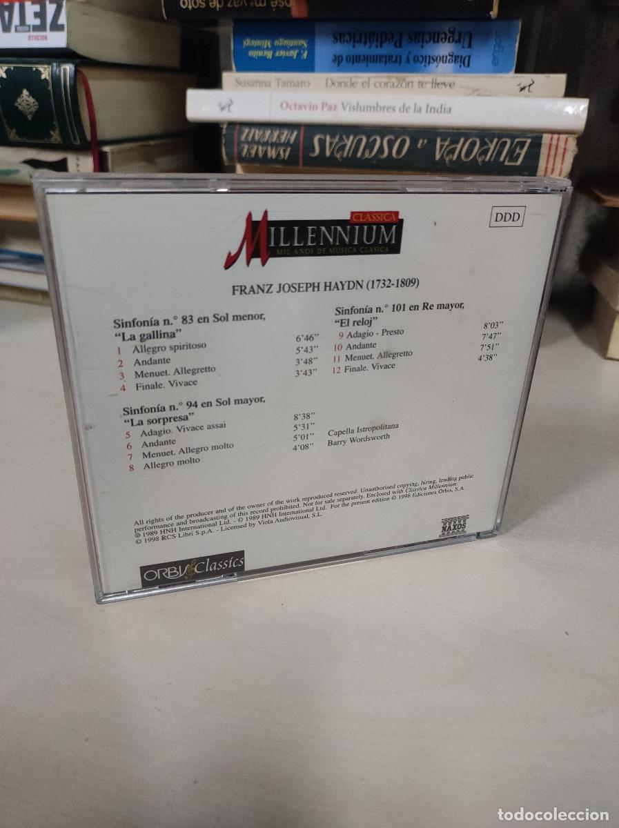 CDs de m&uacute;sica: MILLENIUM HAYDN SINFONIA N 83 / 94 / 101 - Foto 2