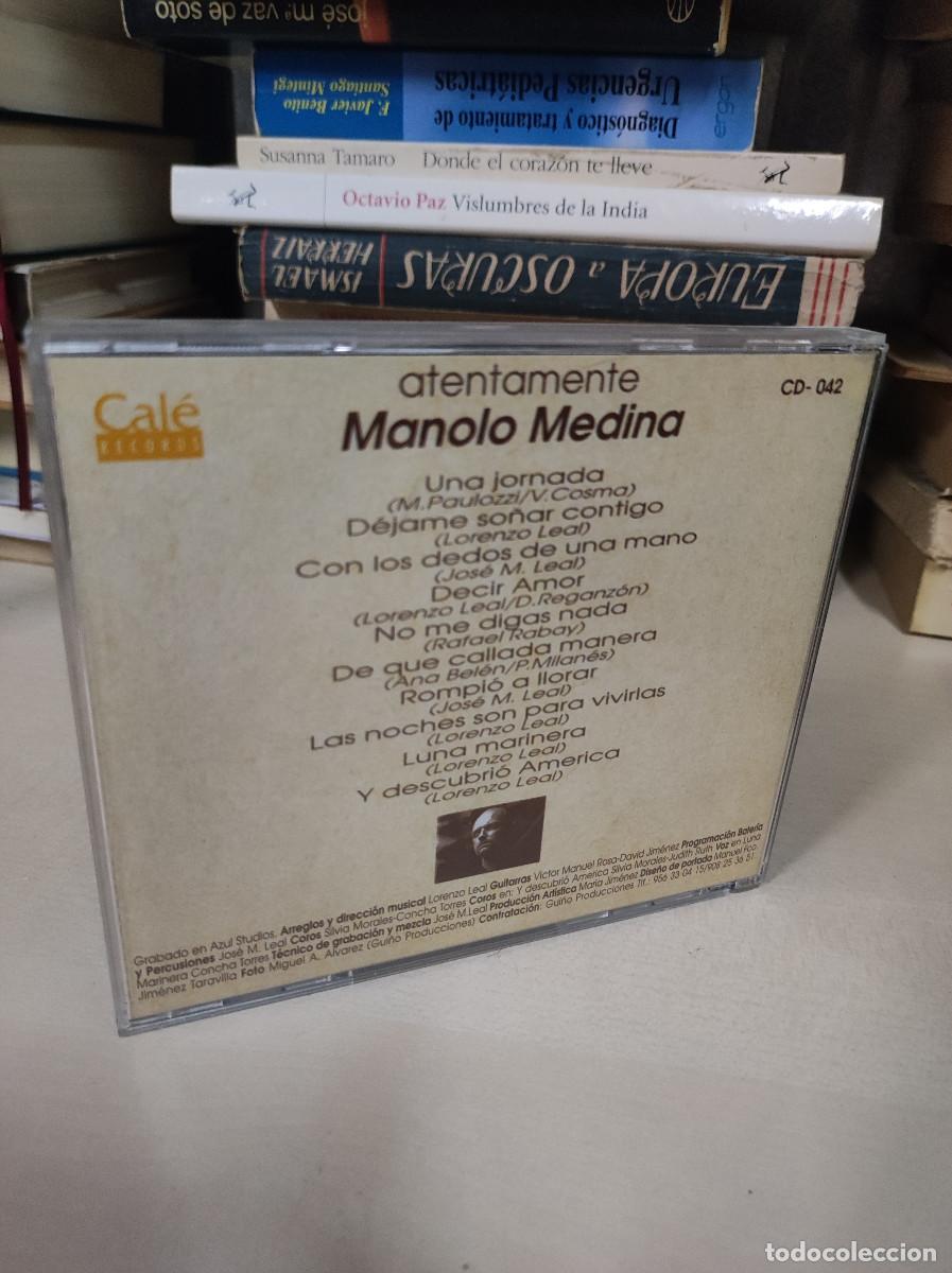 CDs de m&uacute;sica: MANOLO MEDINA ATENTAMENTE - Foto 2