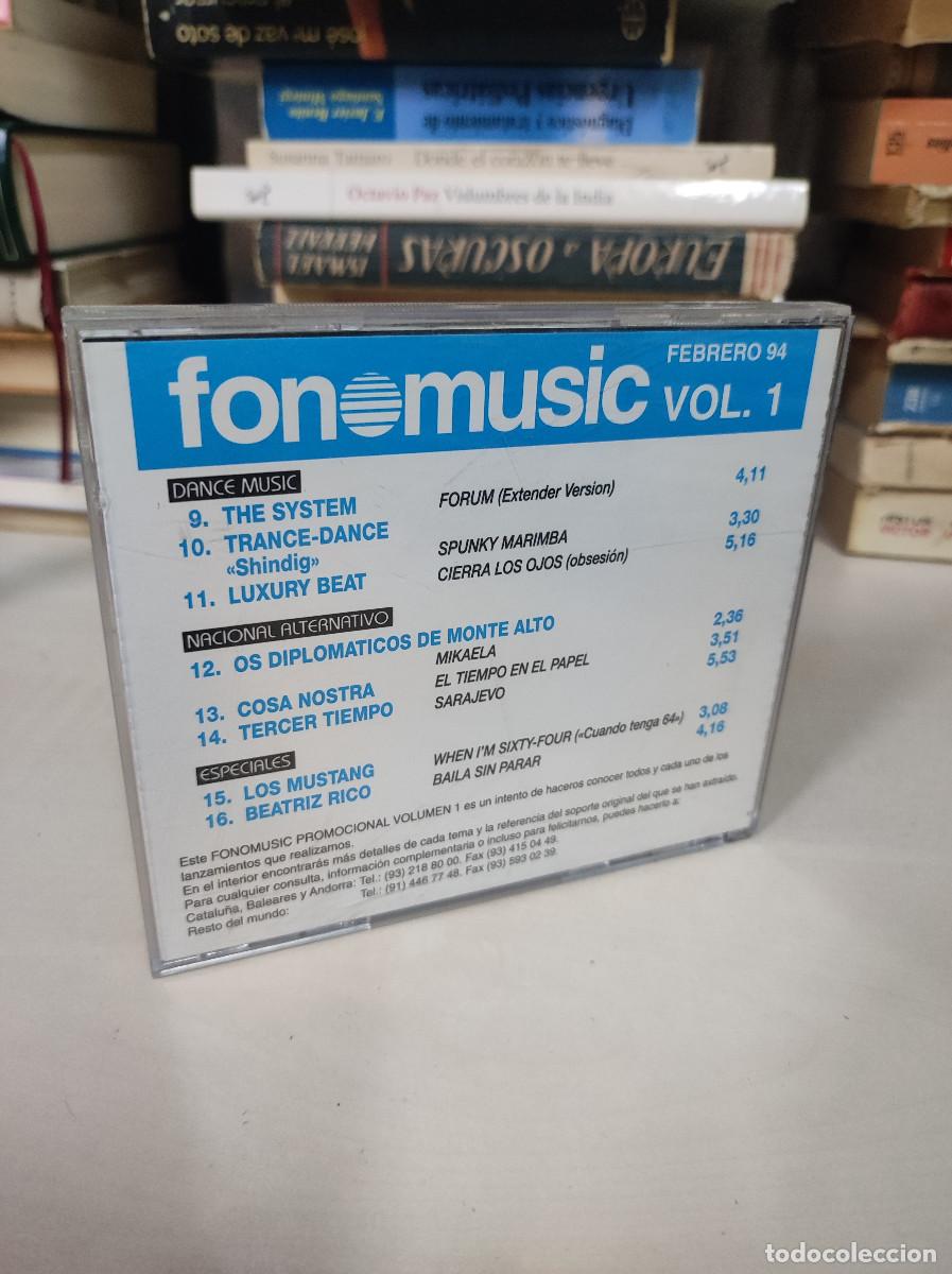 CDs de m&uacute;sica: Fonomusic Vol. 1 Febrero 94 - Foto 2
