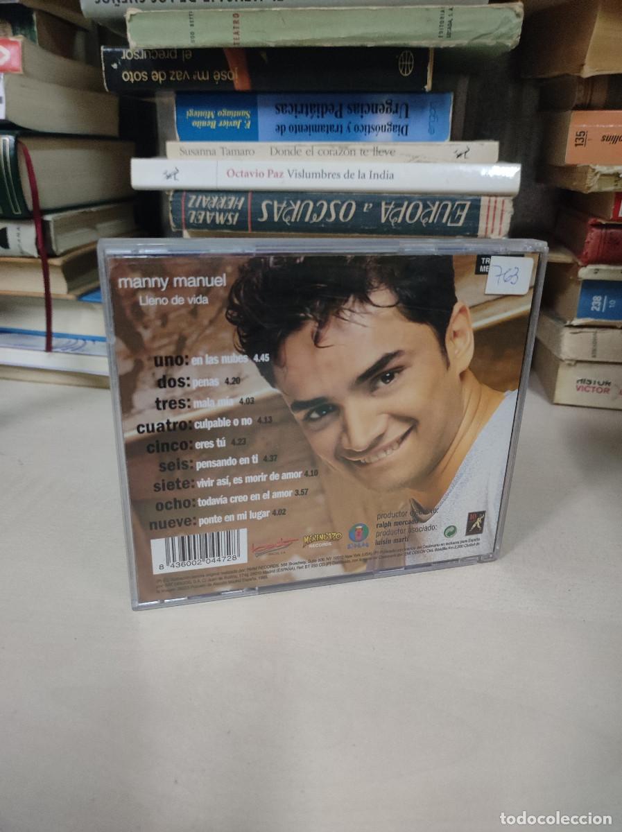 CDs de m&uacute;sica: Manny Manuel &ndash; Lleno De Vida - Foto 2