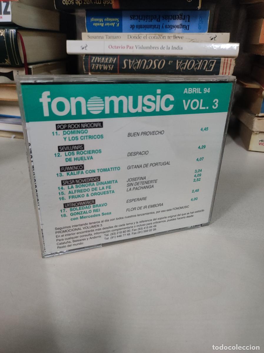 CDs de m&uacute;sica: Fonomusic Vol. 3 Abril 94 - Foto 2