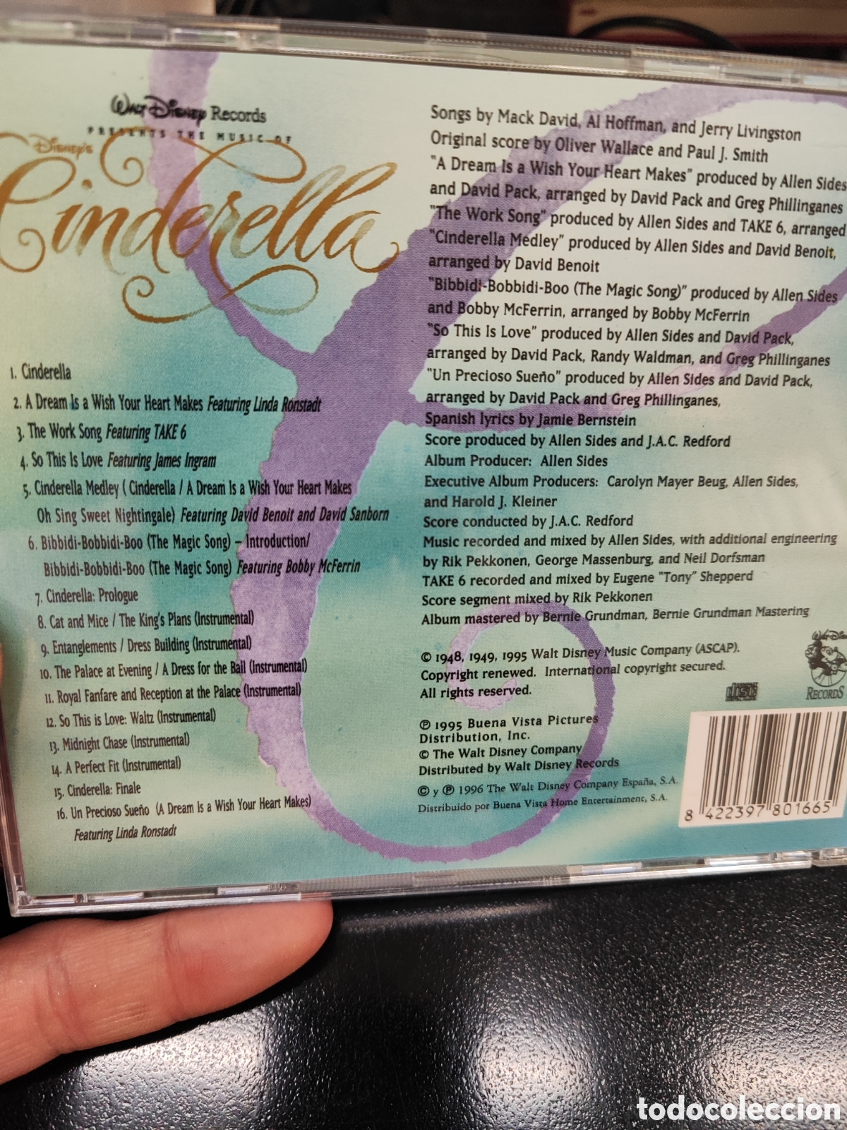 CDs de m&uacute;sica: CD cinderella cenicienta Disney - Foto 2