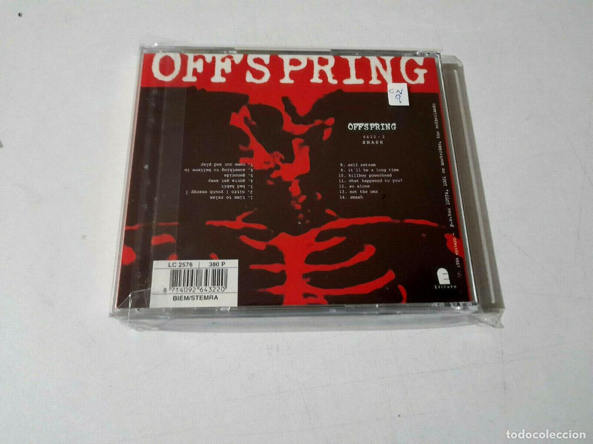 CDs de m&uacute;sica: OFFSPRING &rdquo;SMASH&rdquo; CD 14 TRACKS COMO NUEVO - Foto 2