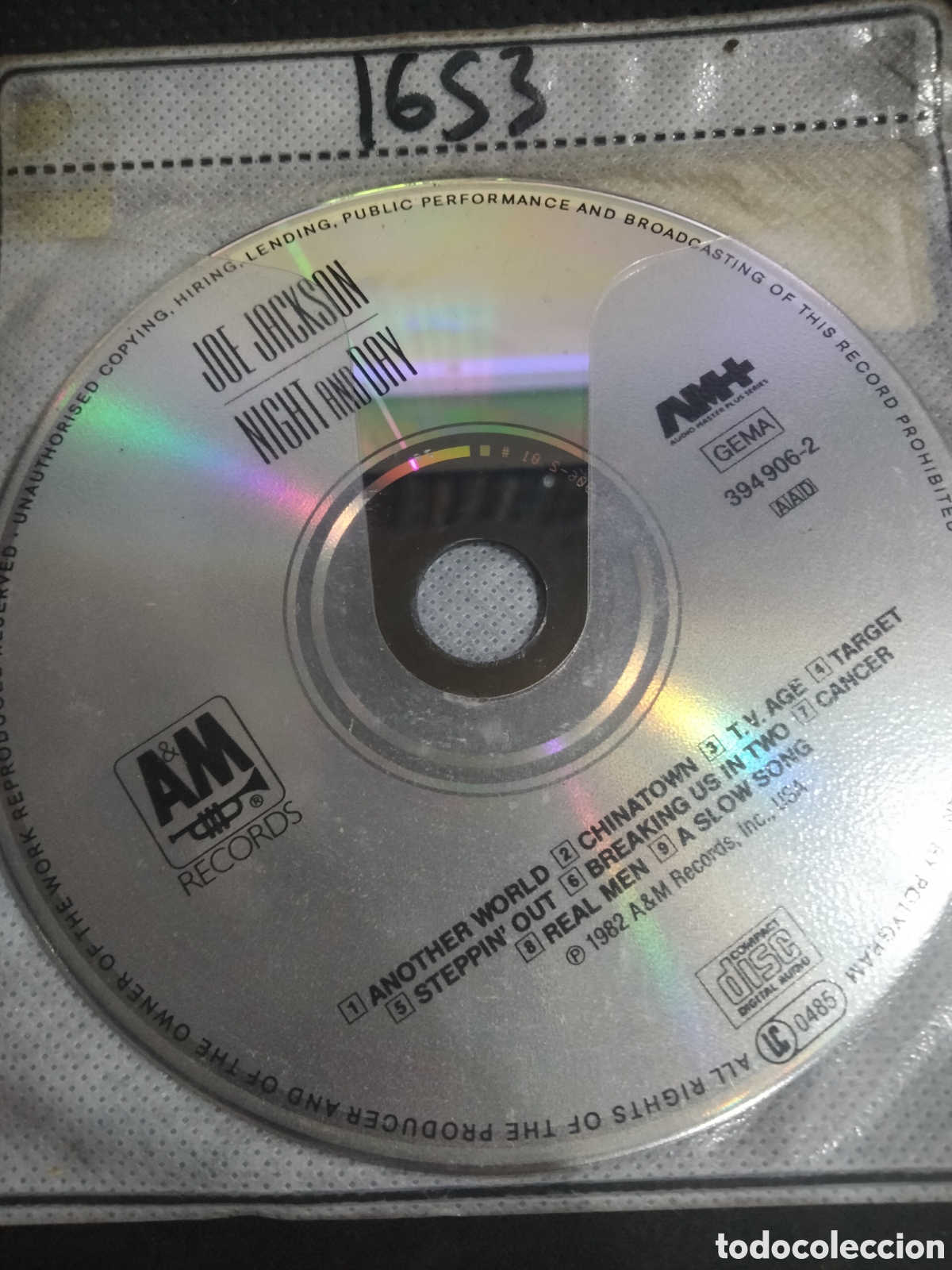 CDs de m&uacute;sica: Cd Joe Jackson -1653 (disco solo) - Foto 1