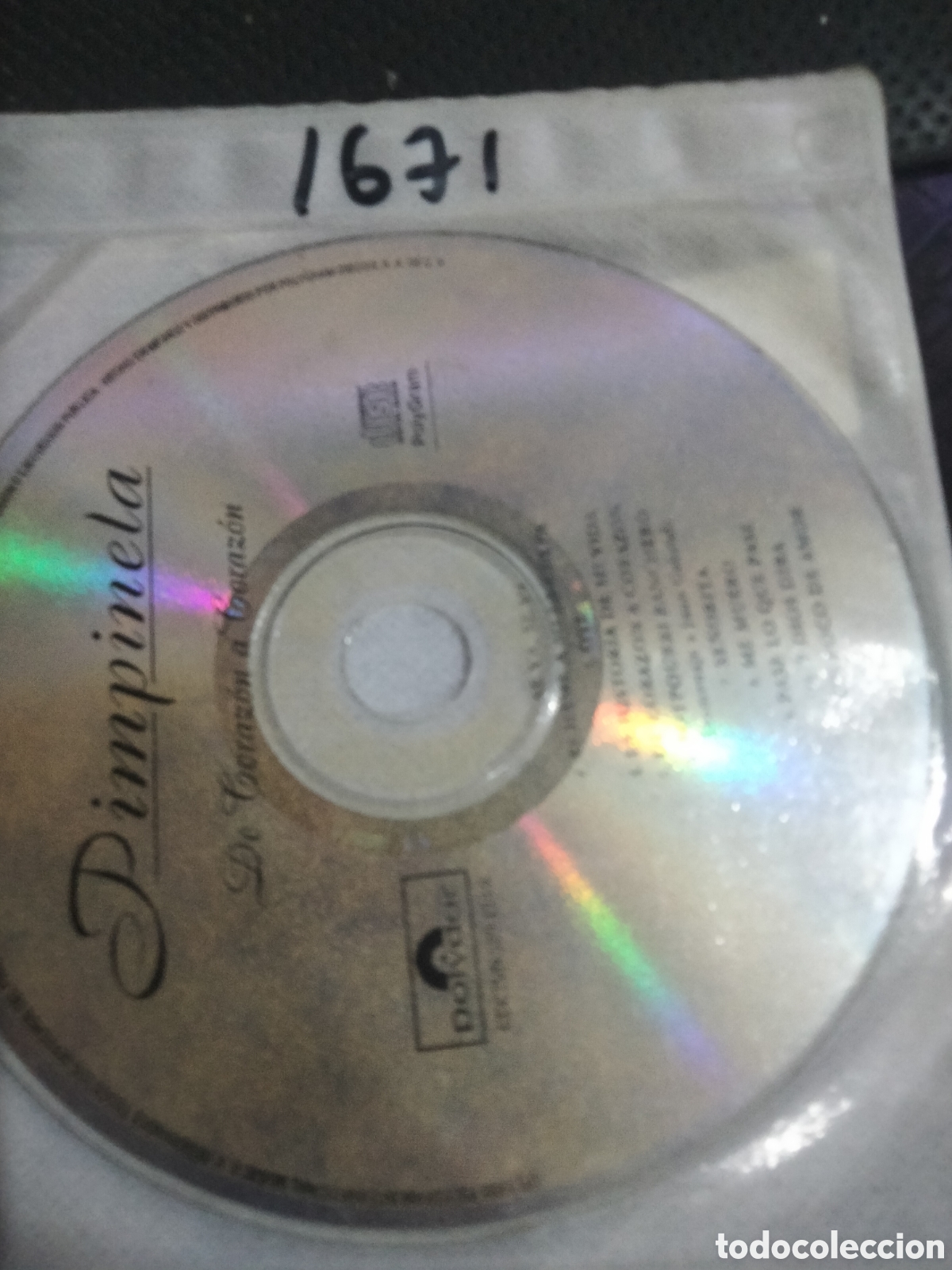 CDs de m&uacute;sica: Cd pimpinela de coraz&oacute;n a corazon -1671 (disco solo) - Foto 1