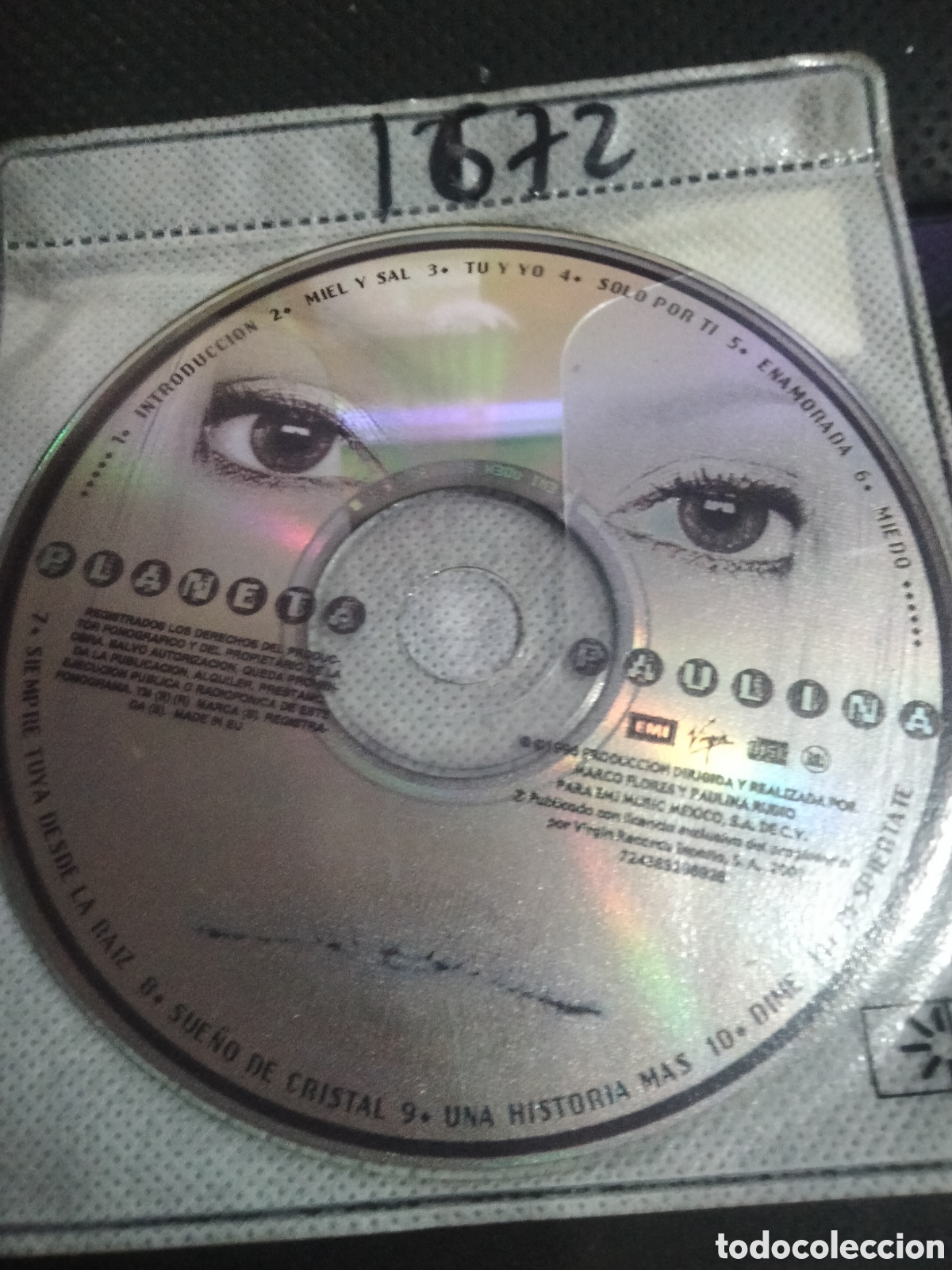 CDs de m&uacute;sica: Cd paulina rubio -1672 (disco solo) - Foto 1