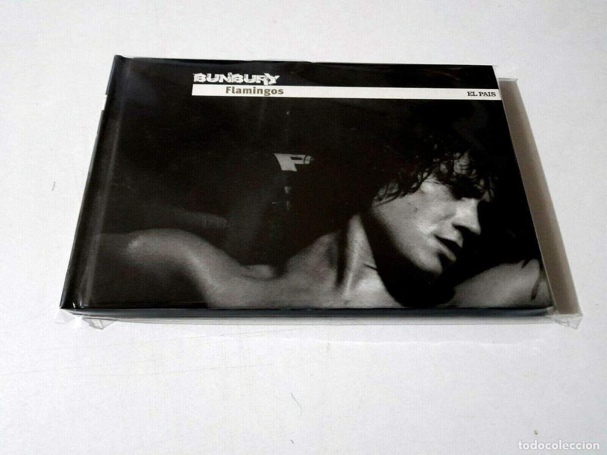 CDs de m&uacute;sica: BUNBURY &rdquo;FLAMINGOS&rdquo; CD + LIBRO 14 TRACKS - Foto 1