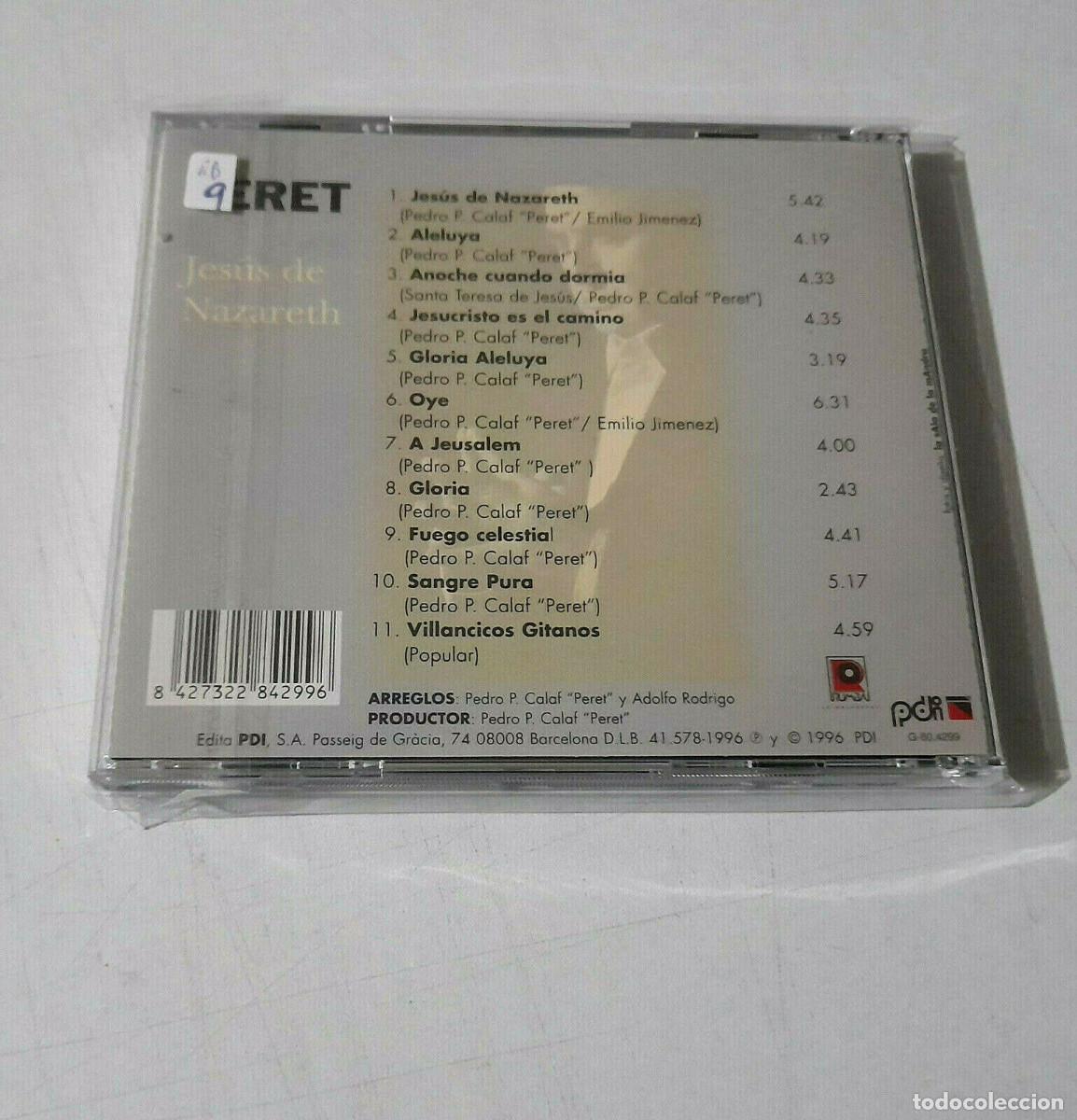 CDs de m&uacute;sica: PERET &rdquo;JESUS DE NAZARETH&rdquo; CD 11 TRACKS - Foto 2