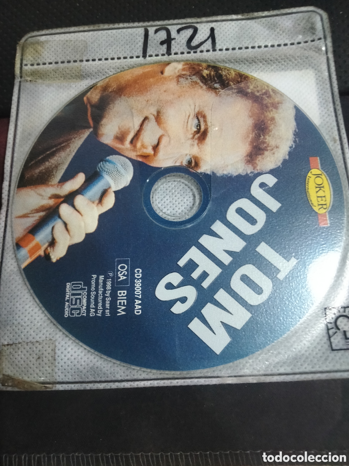 CDs de m&uacute;sica: Cd tom Jones -1721 (disco solo) - Foto 1