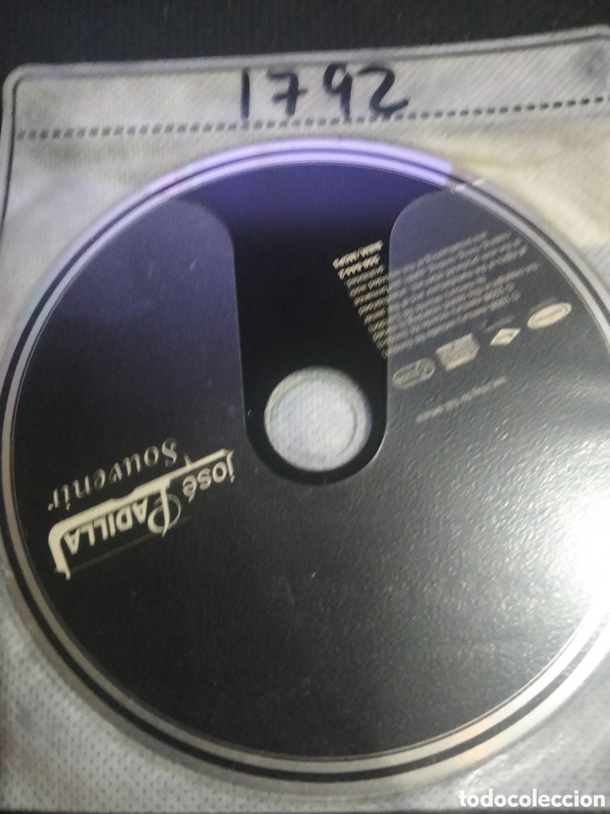 CDs de m&uacute;sica: Cd Jos&eacute; padilla -1792 (disco solo) - Foto 1