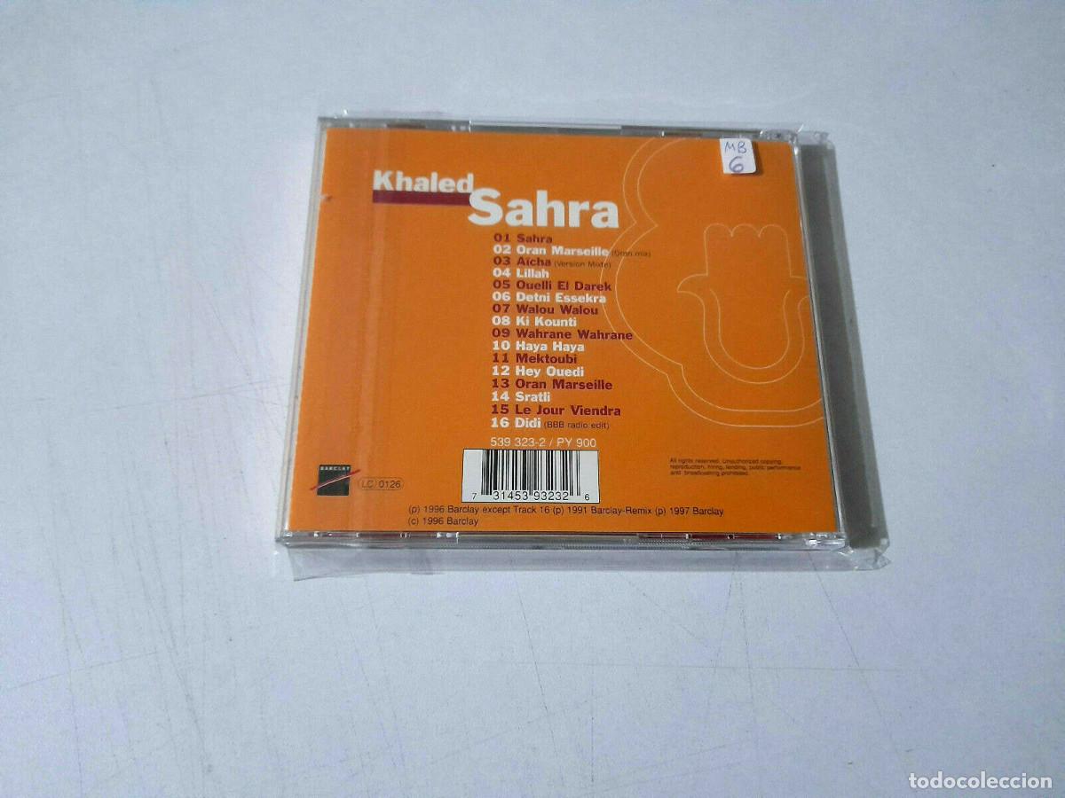 CDs de m&uacute;sica: KHALED &rdquo;SAHRA&rdquo; CD 16 TRACKS - Foto 2