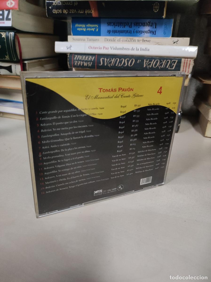 CDs de m&uacute;sica: TOMAS PAVON EL MANANTIAL DEL CANTE GITANO - Foto 2