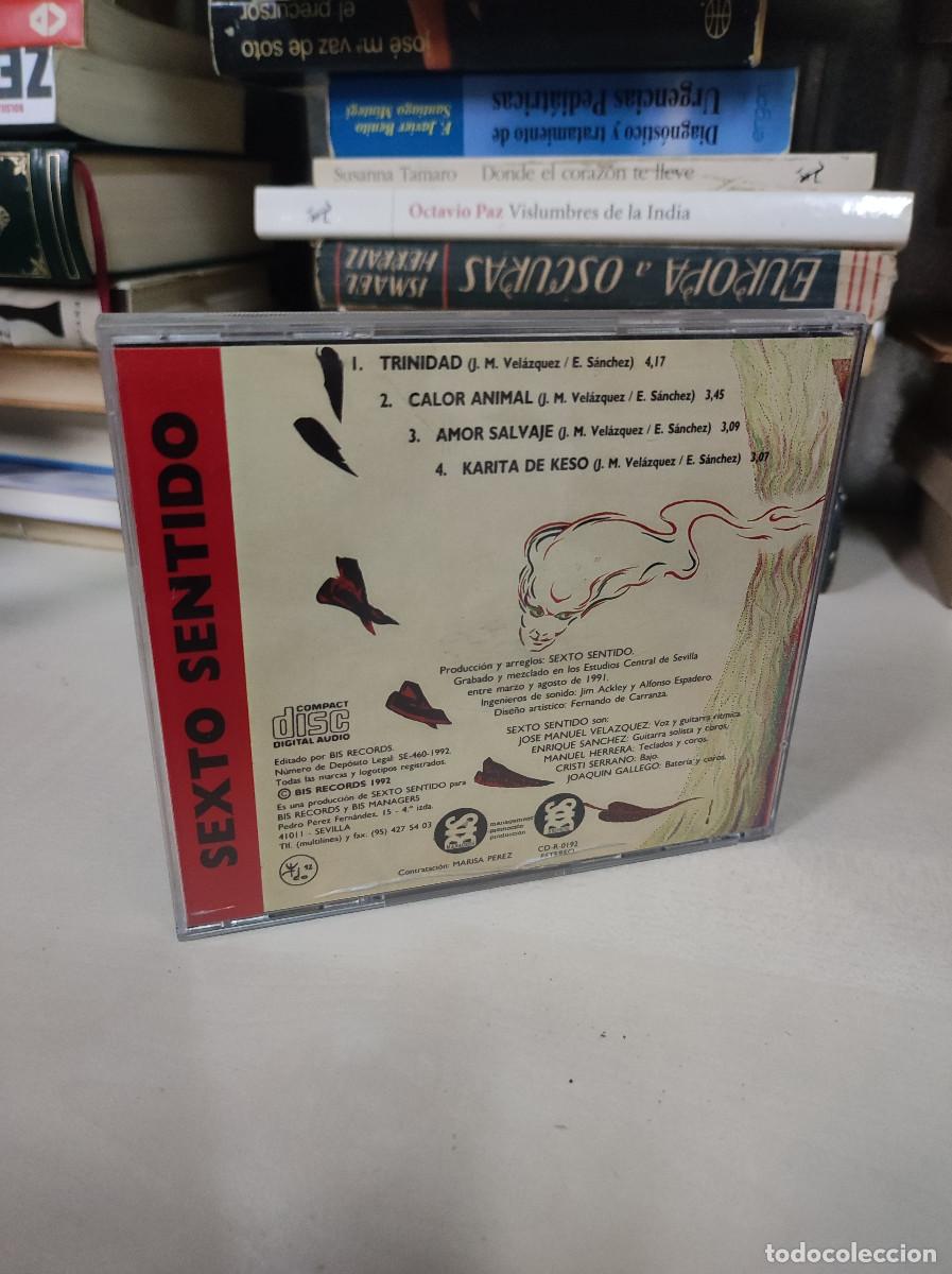 CDs de m&uacute;sica: SEXTO SENTIDO CALOR ANIMAL - Foto 2