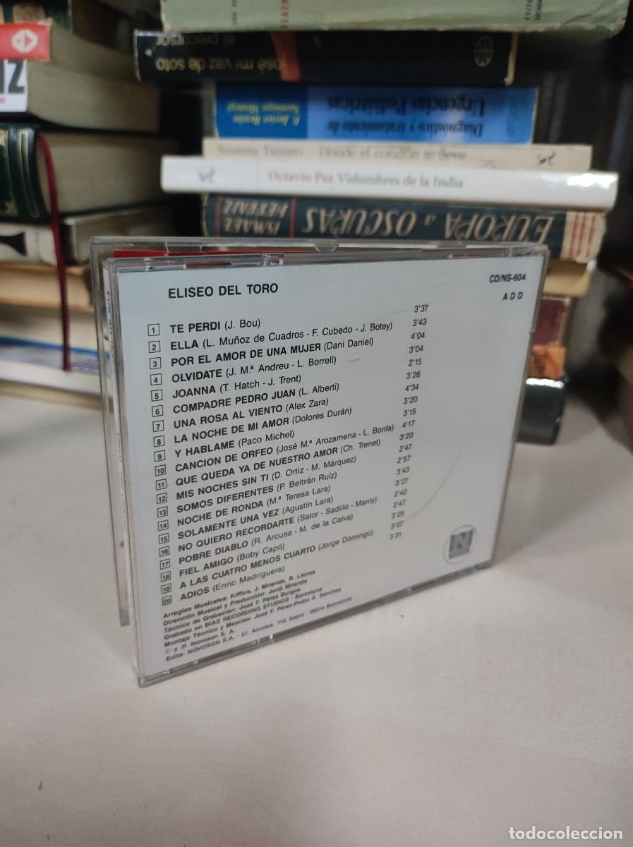 CDs de m&uacute;sica: ELISEO DEL TORO BOLEROS PARA BAILAR - Foto 2