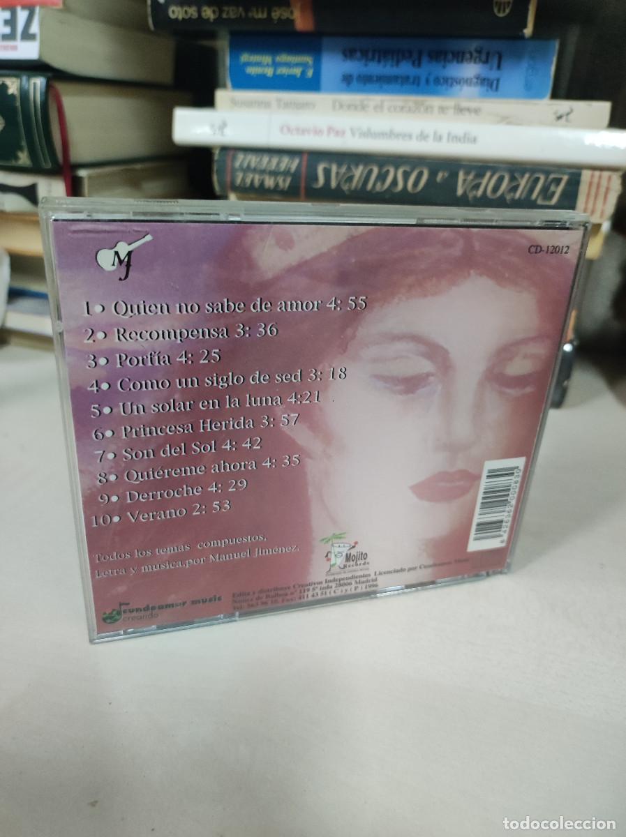 CDs de m&uacute;sica: Manuel Jim&eacute;nez &ndash; Princesa Herida - Foto 2