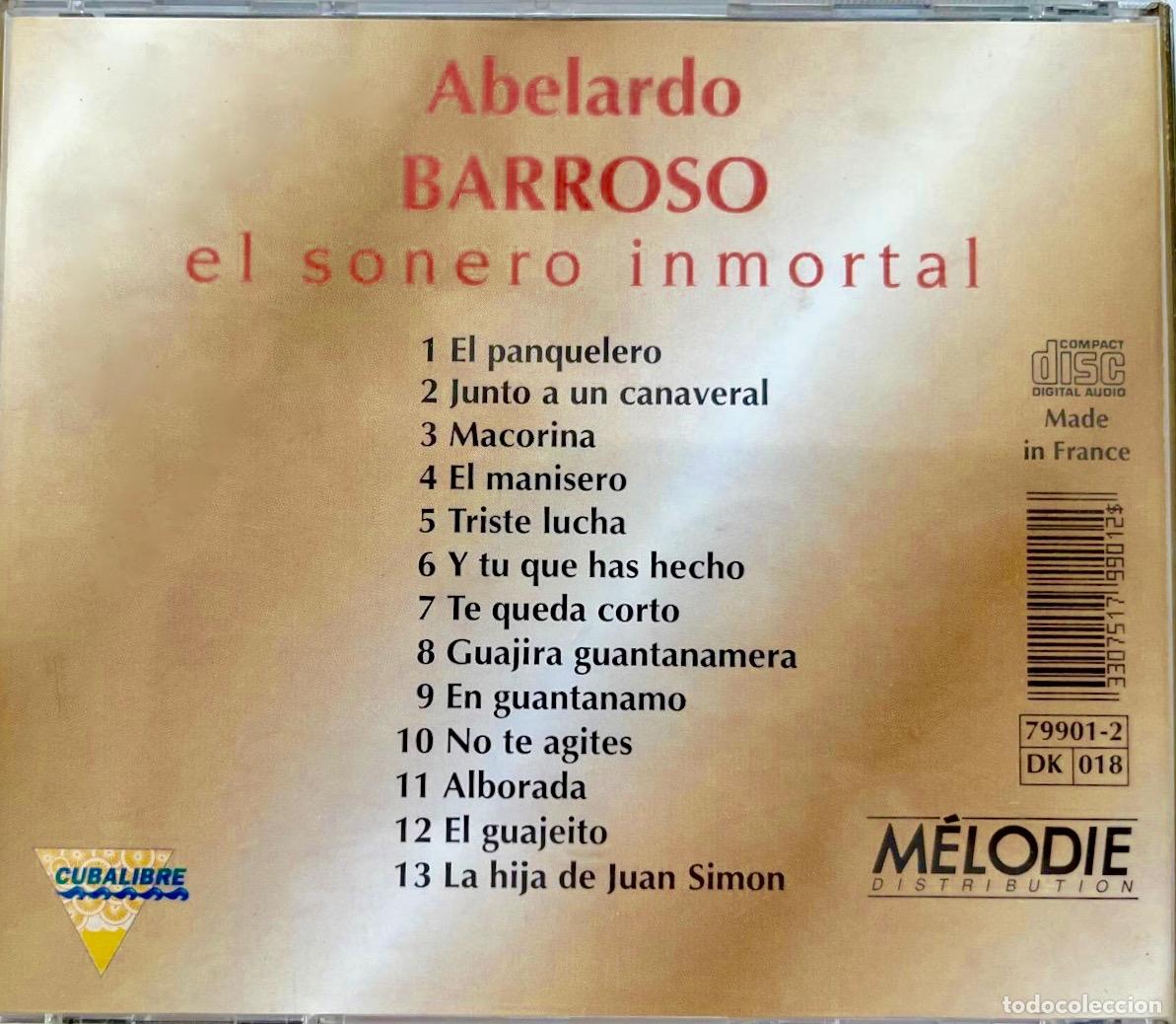 CDs de m&uacute;sica: ABELARDO BARROSO, EL SONERO INMORTAL. CD - Foto 2