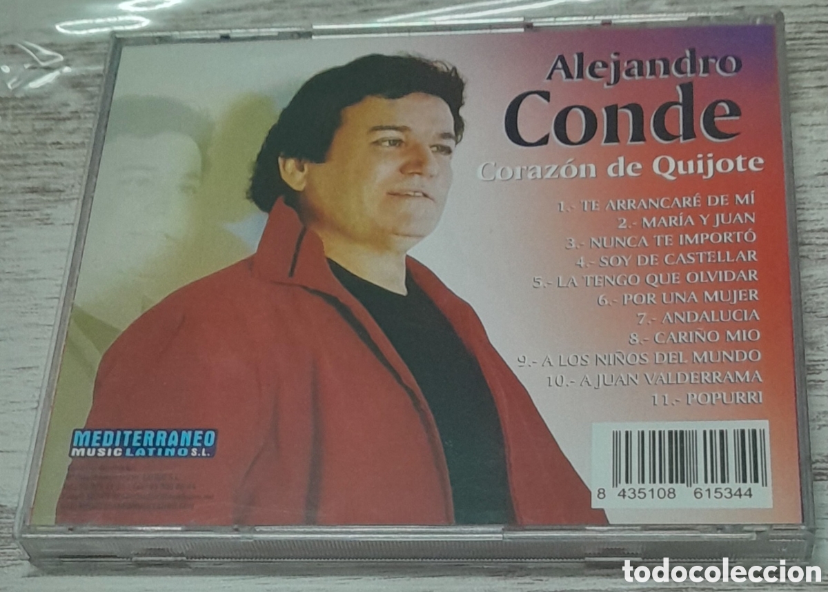 CDs de m&uacute;sica: ALEJANDRO CONDE - CORAZ&Oacute;N DE QUIJOTE - Foto 2