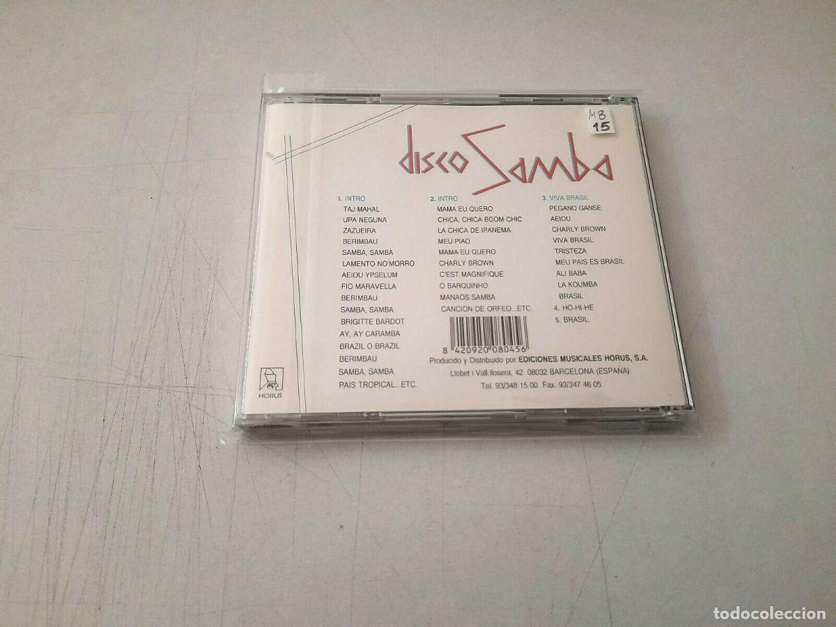 CDs de m&uacute;sica: CD &rdquo;DISCO SAMBA&rdquo; CD 3 TRACKS EDICIONES MUSICALES HORUS - Foto 2