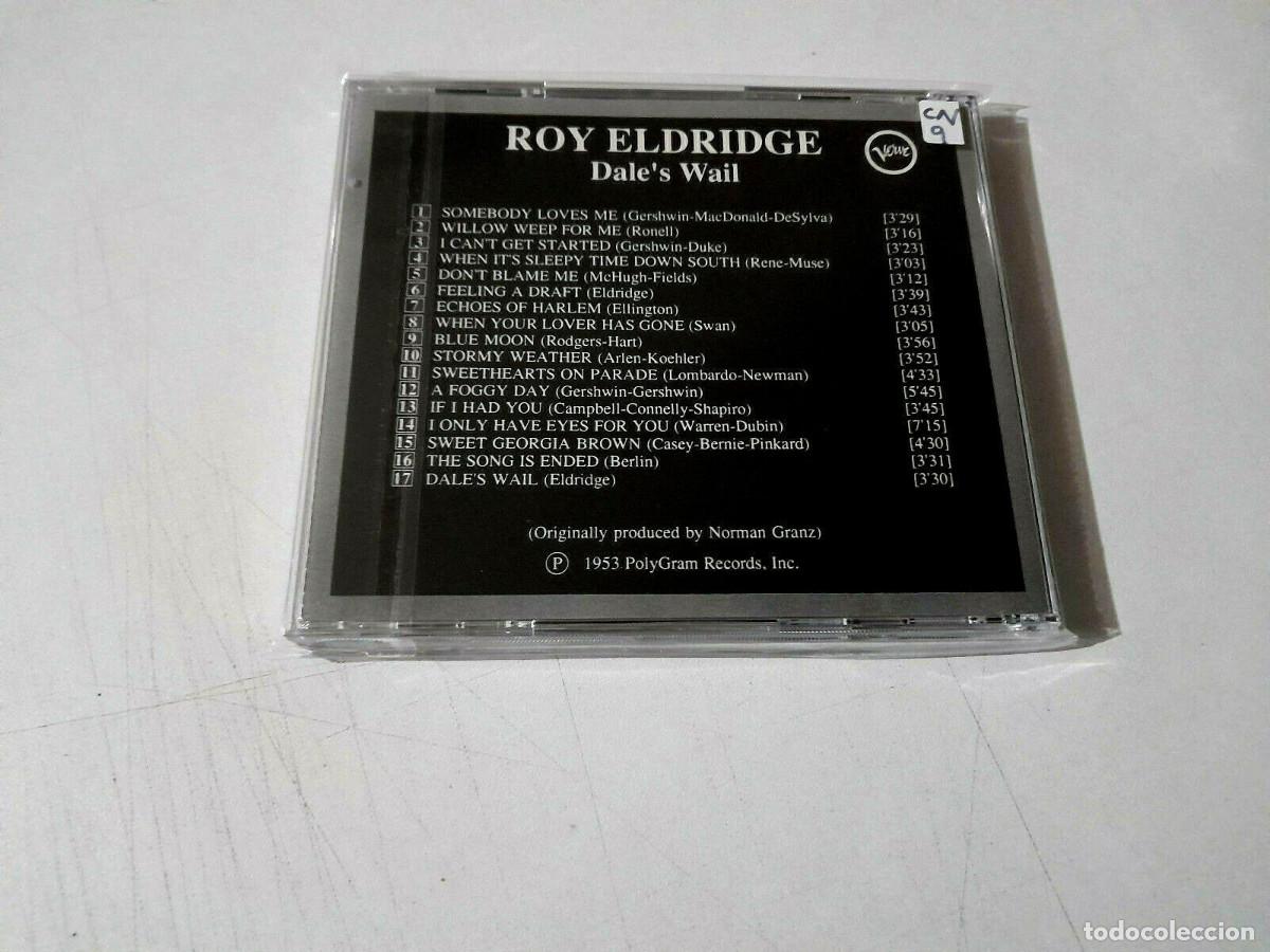 CDs de m&uacute;sica: ROY ELDRIDGE &rdquo;DALES WAIL&rdquo; CD 17 TRACKS COMO NUEVO - Foto 2