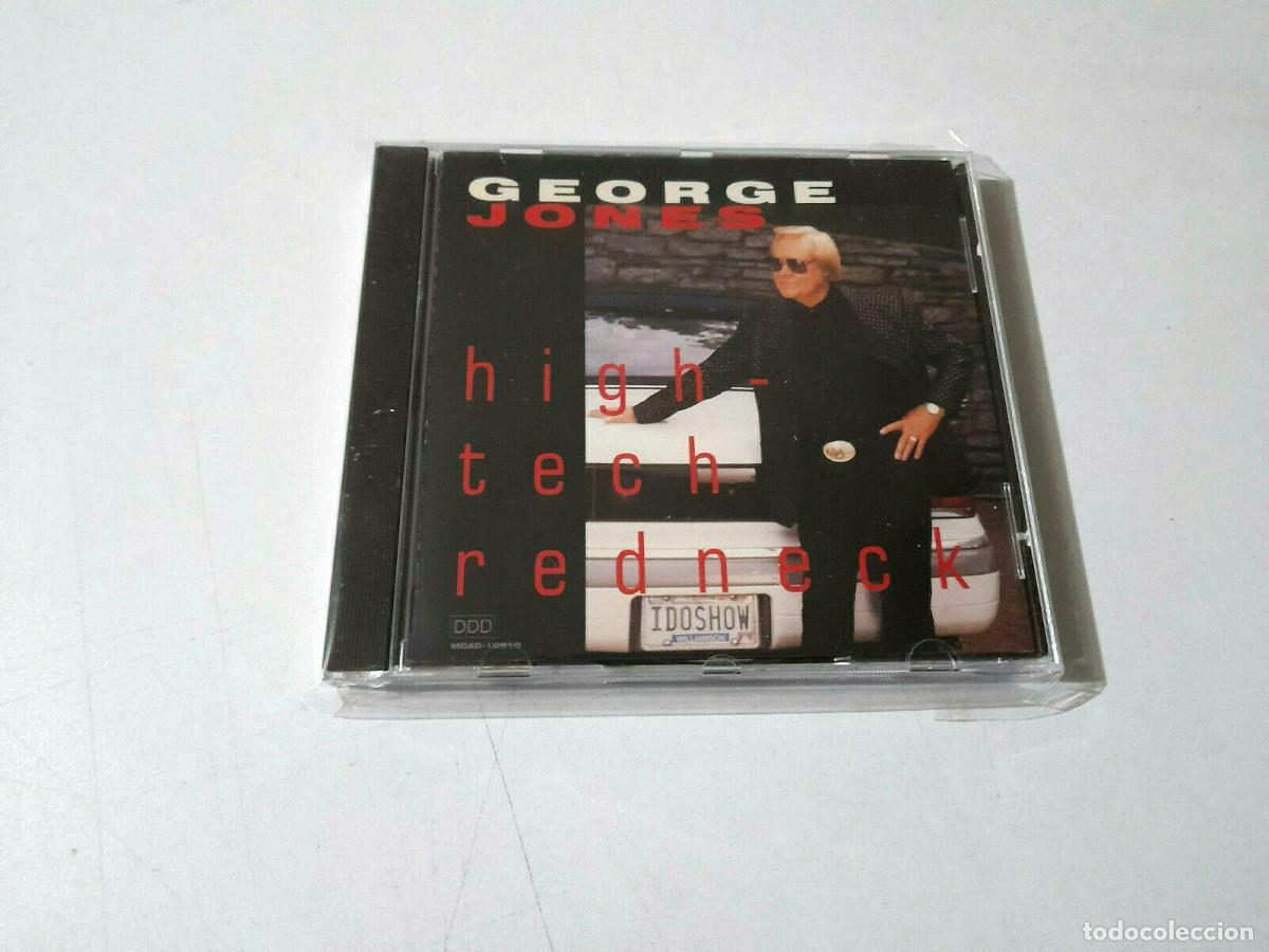 CDs de m&uacute;sica: GEORGE JONES &rdquo;HIGH TECH REDNECK&rdquo; CD 10 TRACKS - Foto 1