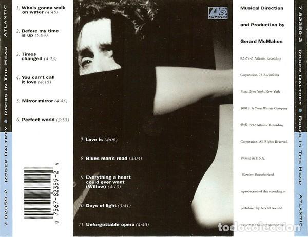 CDs de m&uacute;sica: Roger Daltrey &ndash; Rocks In The Head - Foto 2