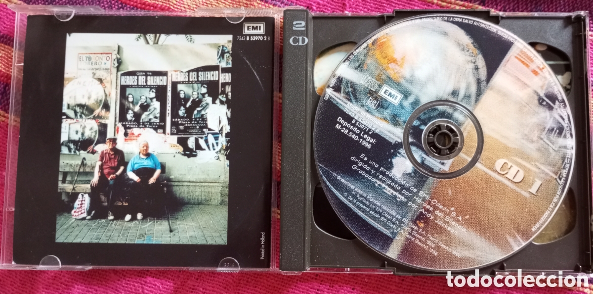 CDs de m&uacute;sica: H&eacute;roes del silencio parasiempre doble cd - Foto 4