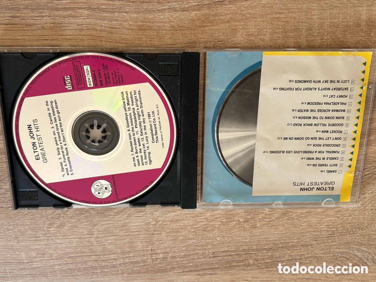 CDs de m&uacute;sica: CD Elton John, Great Hits - Foto 2