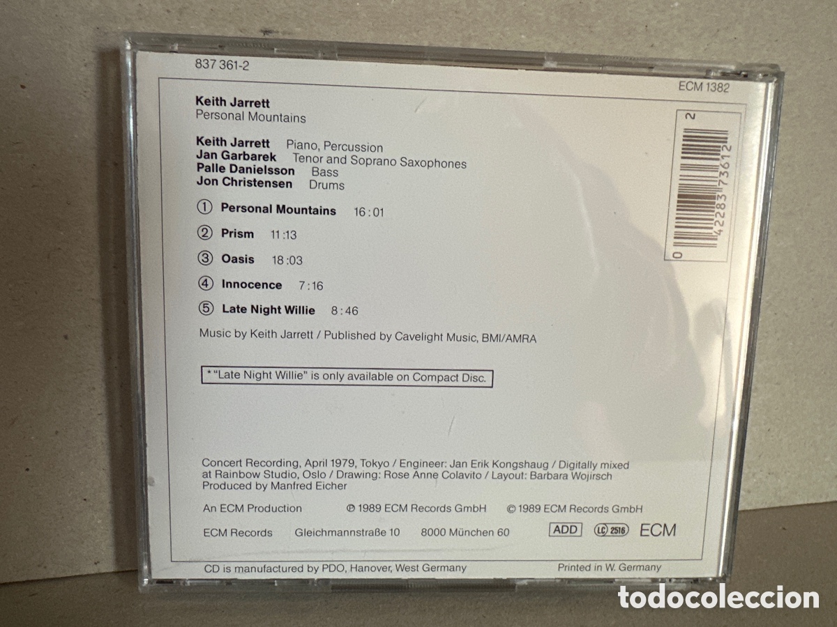 CDs de m&uacute;sica: Keith Jarrett - Personal Mountains (CD) - Foto 2