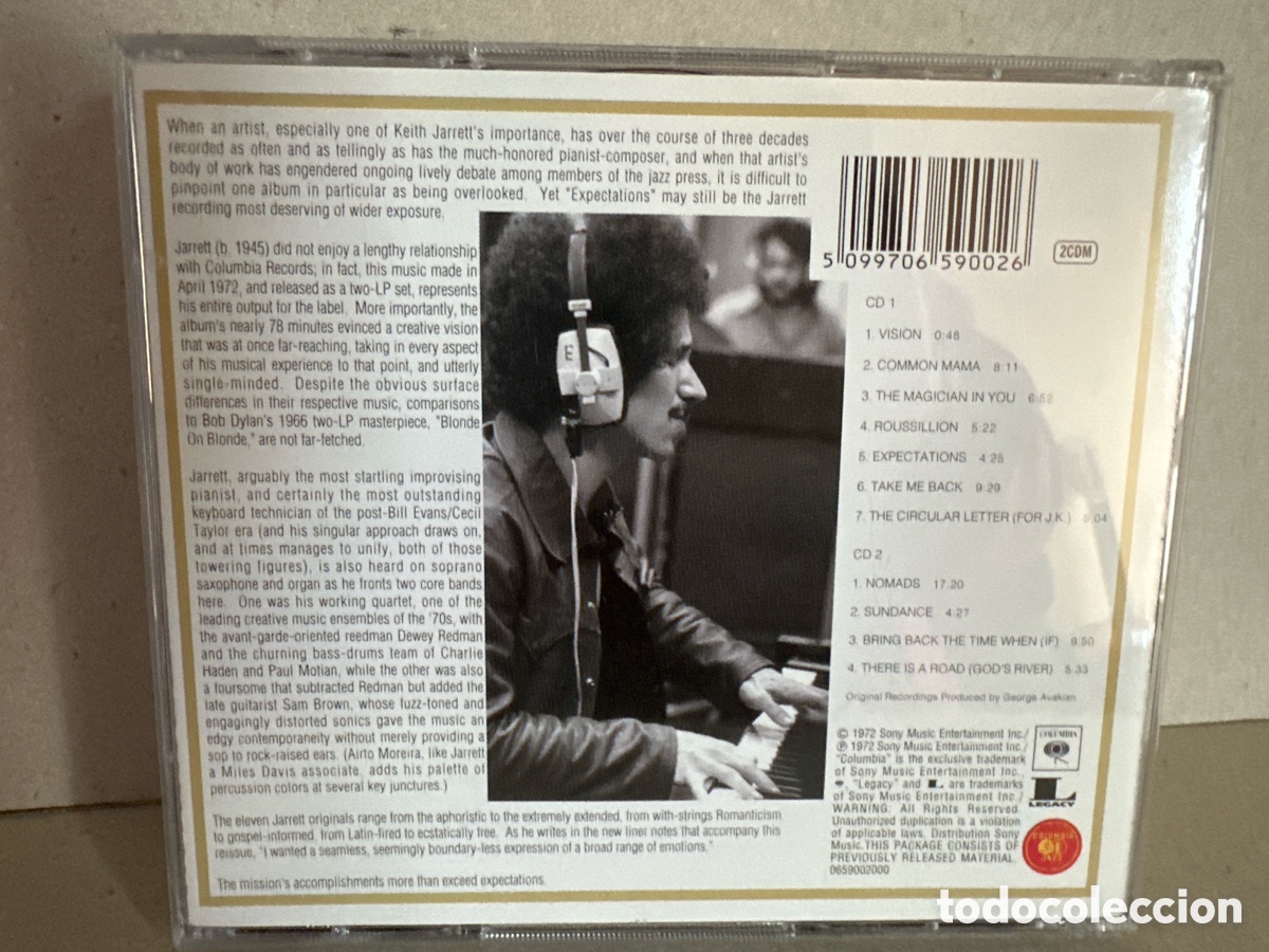 CDs de m&uacute;sica: Keith Jarrett - Expectations (2xCD) - Foto 2