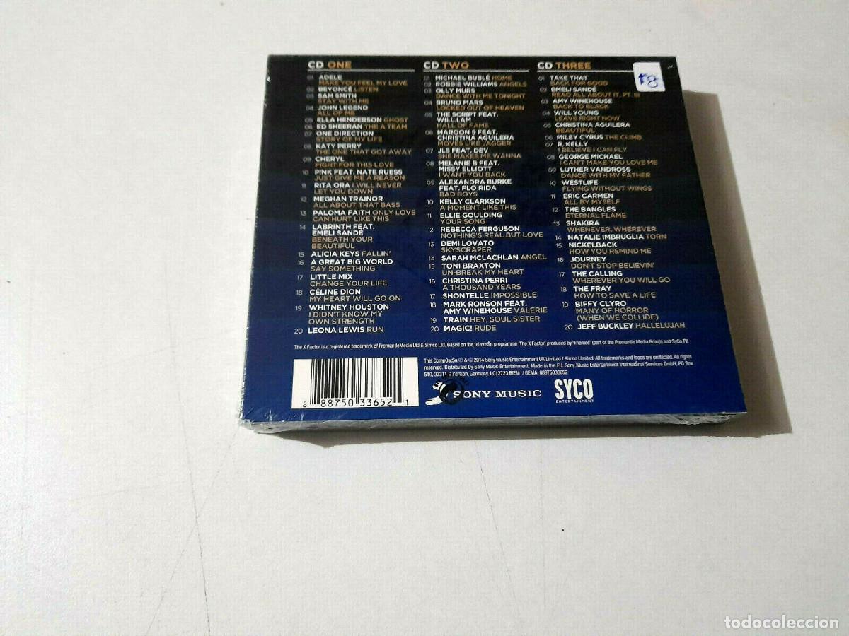CDs de m&uacute;sica: THE X FACTOR &rdquo;SONGBOOK&rdquo; 3CD 60 TRACKS PRECINTADO SEALED DIGIPACK ADELE BEYONCE - Foto 2