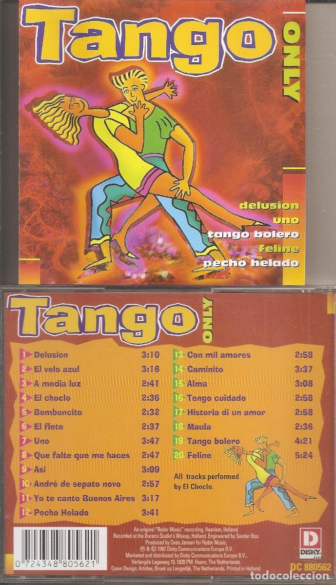 CDs de m&uacute;sica: ONLY TANGO - EL CHOCLO (CD, DISKY 1997) - Foto 1