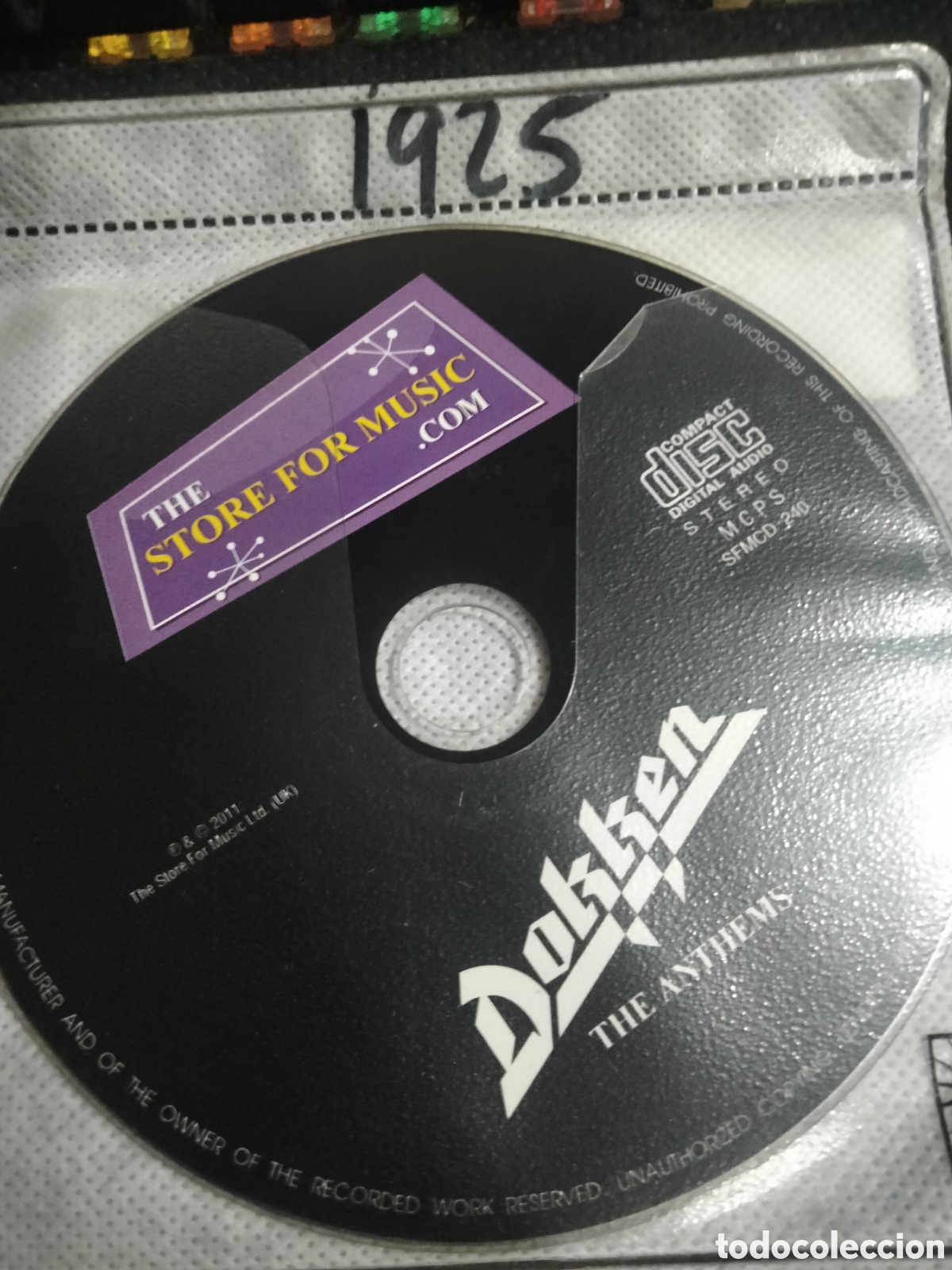 CDs de m&uacute;sica: Cd dokken the anthems -1925 (disco solo) - Foto 1