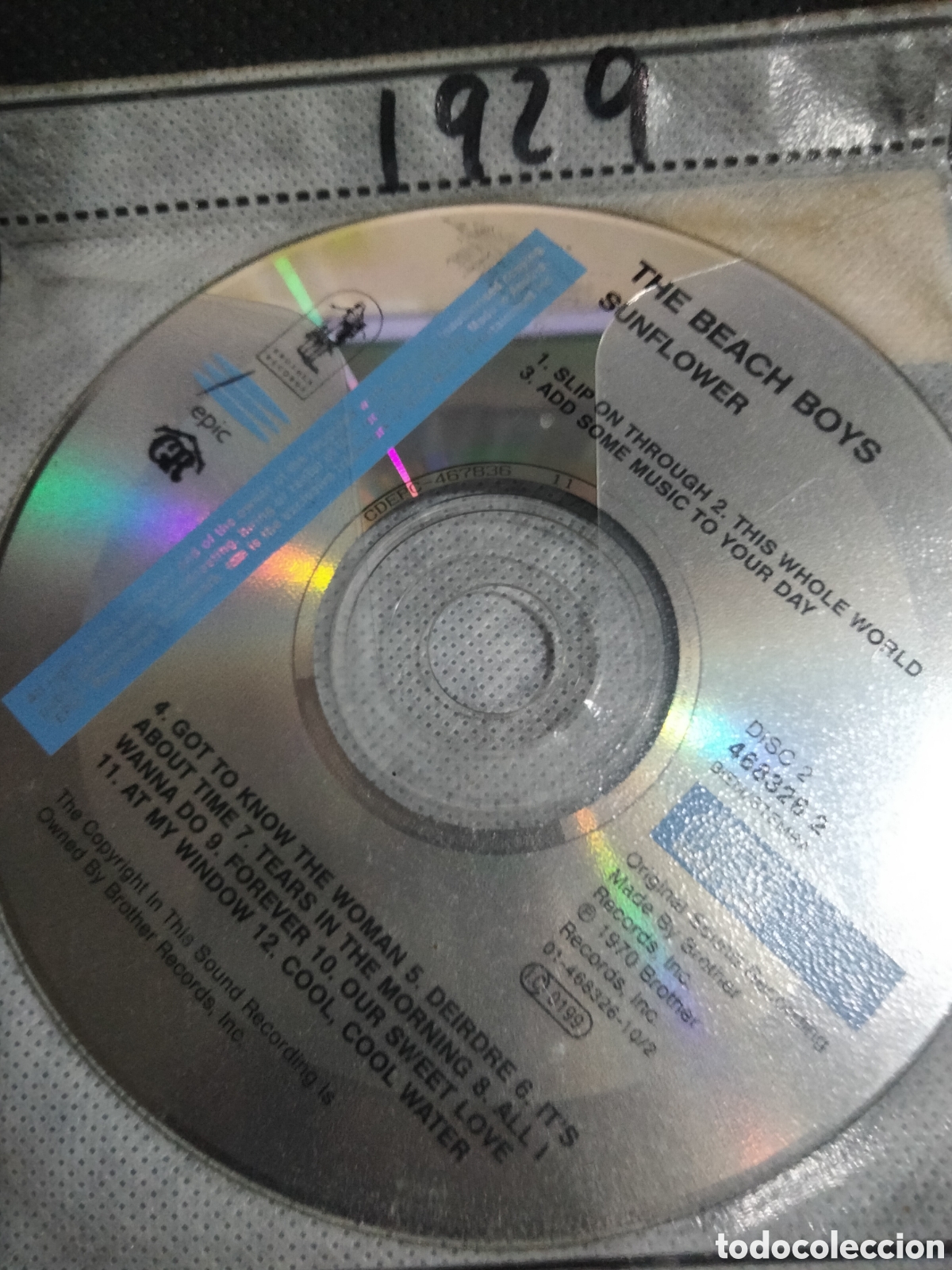 CDs de m&uacute;sica: Cd the beach boys -1929 (disco solo) - Foto 1