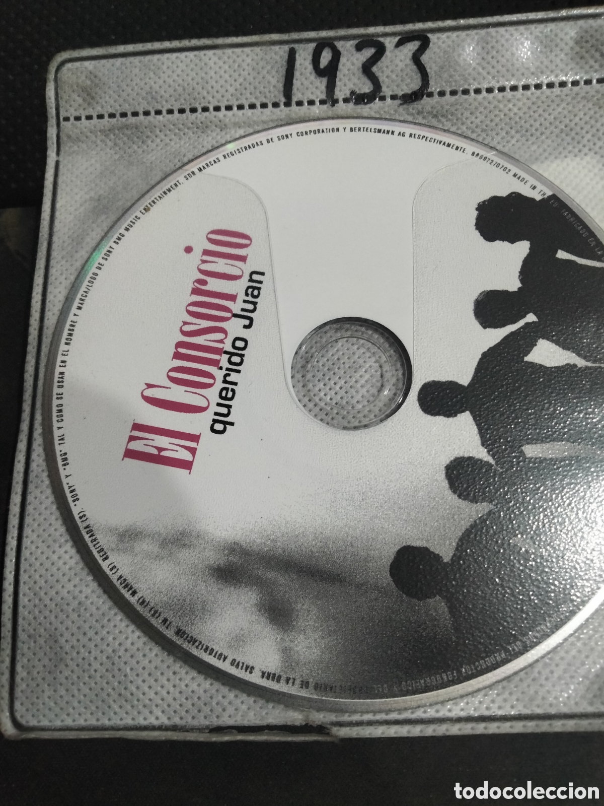 CDs de m&uacute;sica: Cd el consorcio querido juan -1933 (disco solo) - Foto 1