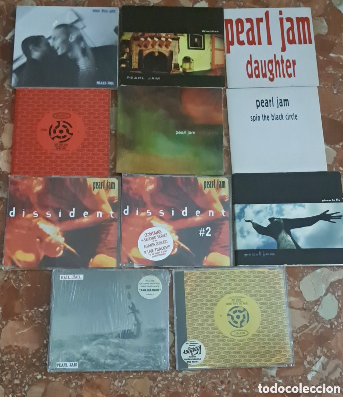 CDs de m&uacute;sica: LOTE CDSINGLE PEARL JAM - Foto 1
