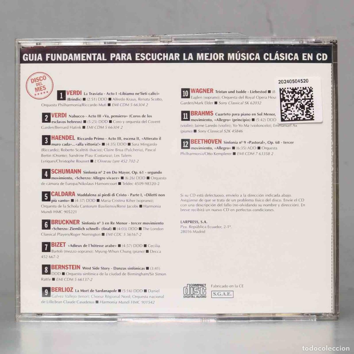 CDs de m&uacute;sica: CD. WAGNER VERDI HAENDEL. 4 - Foto 2
